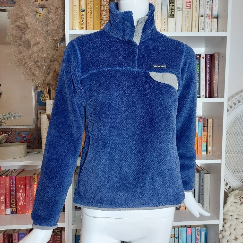 Patagonia Women's Re-Tool Snap T-Pullover Long Sleeve Fleece Jacket P6513 - Picture 2 of 8
